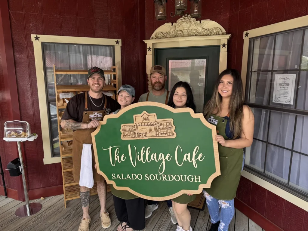 photo of the village cafe staff
